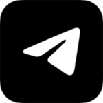 Transparent Telegram logo